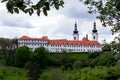 Strahov Monastery landscape, Prague Royalty Free Stock Photo